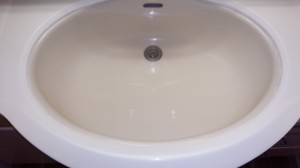 洗面所のハウスクリーニングを川崎市中原区上新城にて【清掃事例517】
