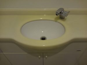 洗面所のハウスクリーニングを川崎市宮前区平にて【清掃事例1484】